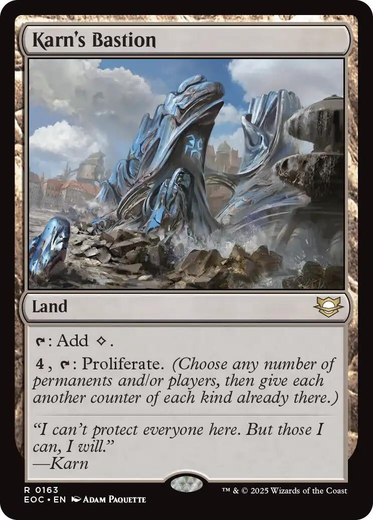 Image for Karn's Bastion (163) (Edge of Eternities) - Magic: The Gathering