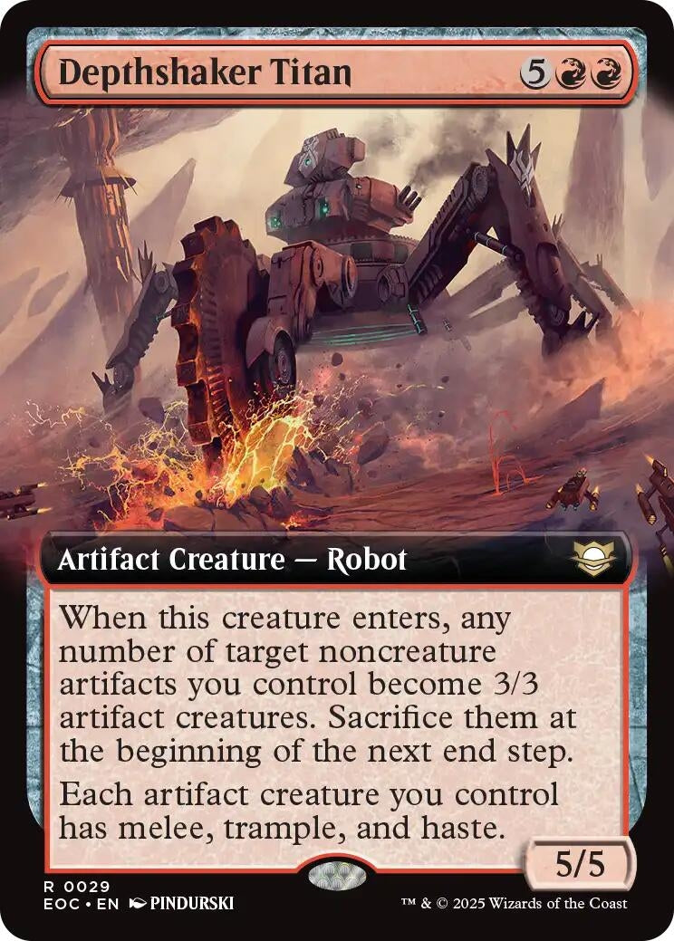 Image for Depthshaker Titan (Extended Art) (29) (Edge of Eternities) - Magic: The Gathering