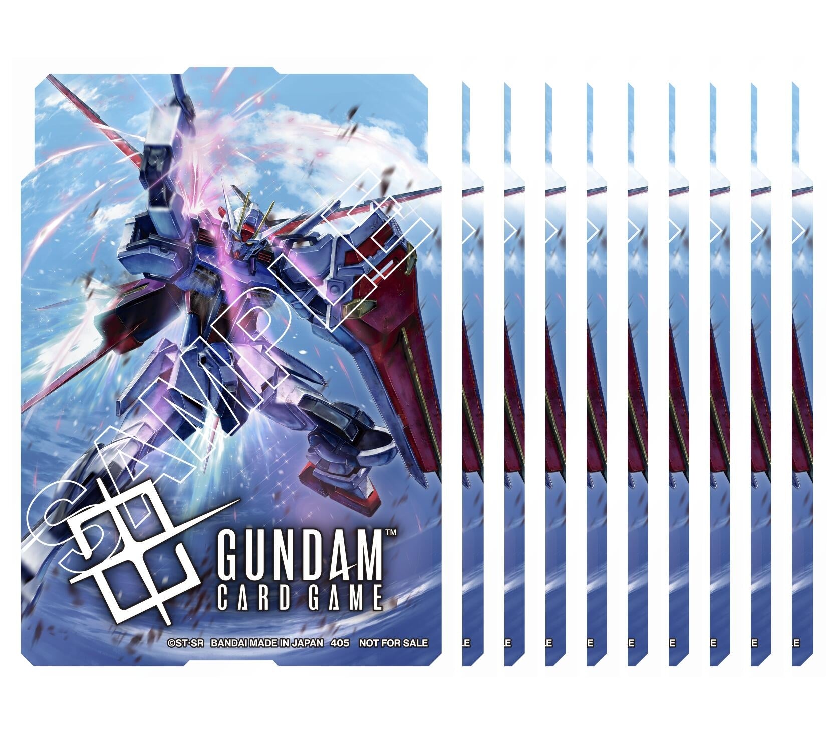 Image for Gundam Card Game Official Resource Sleeves - Aile Strike (10-Pack) - Card Sleeves