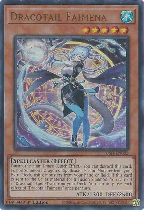 Image for Dracotail Faimena (JUSH-EN002) (JUSH) - YuGiOh