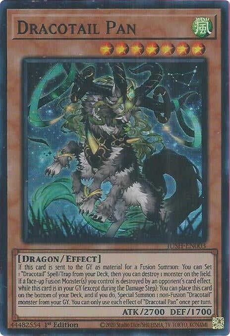 Image for Dracotail Pan (Super Rare) (JUSH-EN003) (JUSH) - YuGiOh