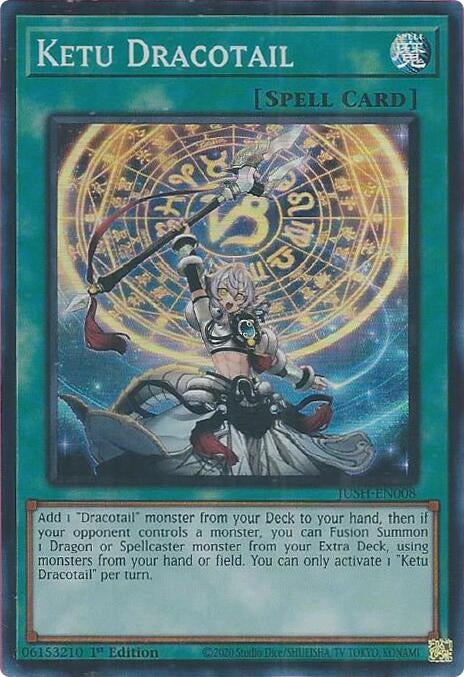 Image for Ketu Dracotail (JUSH-EN008) (JUSH) - YuGiOh