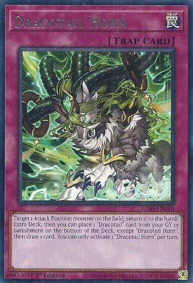 Image for Dracotail Horn (JUSH-EN010) (JUSH) - YuGiOh