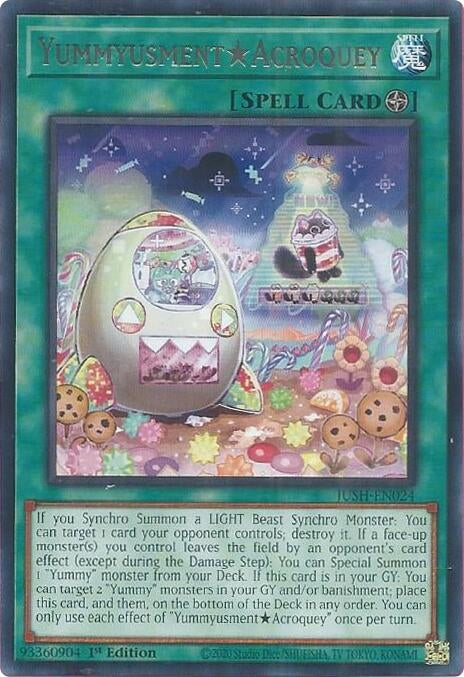 Image for YummyusmentAcroquey (JUSH-EN024) (JUSH) - YuGiOh