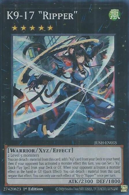 Image for K9-17 "Ripper" (JUSH-EN035) (JUSH) - YuGiOh