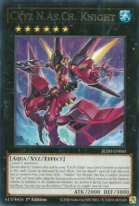 Image for CXyz N.As.Ch. Knight (JUSH-EN060) (JUSH) - YuGiOh