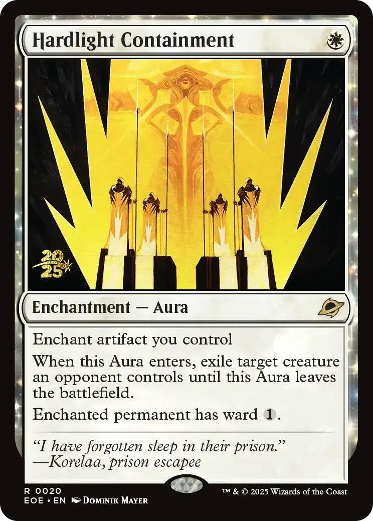 Image for Hardlight Containment (20) (Prerelease Cards) - Magic: The Gathering
