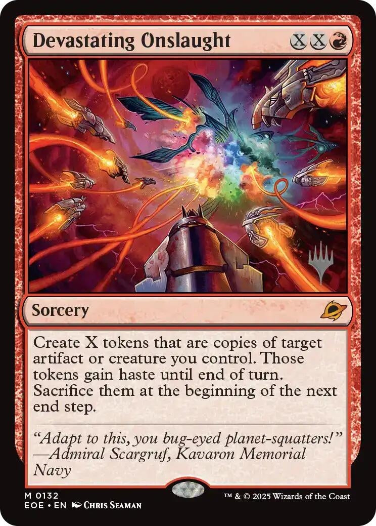 Image for Devastating Onslaught (132) (Edge of Eternities) - Magic: The Gathering