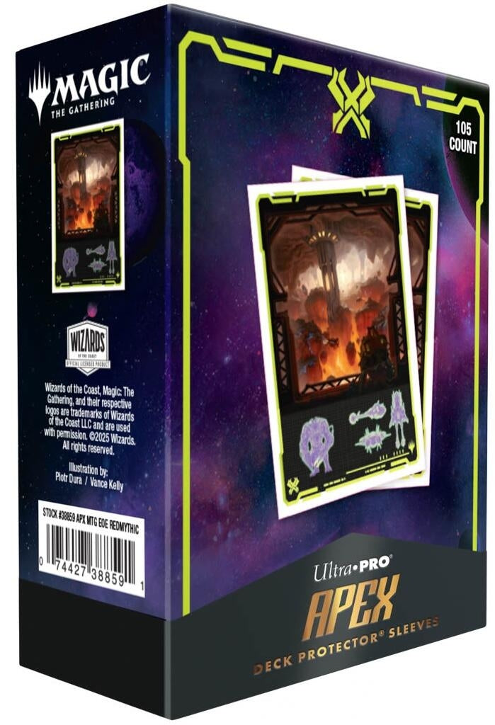 Image for Edge of Eternities - APEX Deck Protector Sleeves for Magic: The Gathering - Red Mythic (105-pack) - Card Sleeves