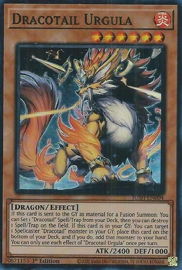 Image for Dracotail Urgula (Super Rare) (JUSH-EN004) (JUSH) - YuGiOh