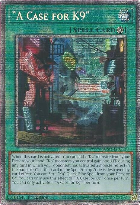 "A Case for K9" (Starlight Rare) (JUSH-EN040) (Justice Hunters)