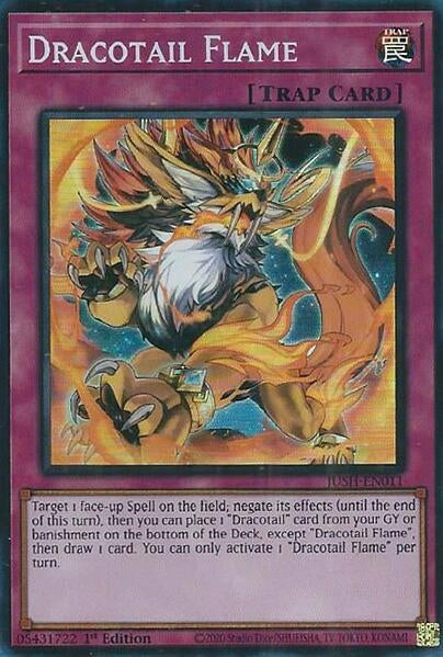 Image for Dracotail Flame (Super Rare) (JUSH-EN011) (JUSH) - YuGiOh