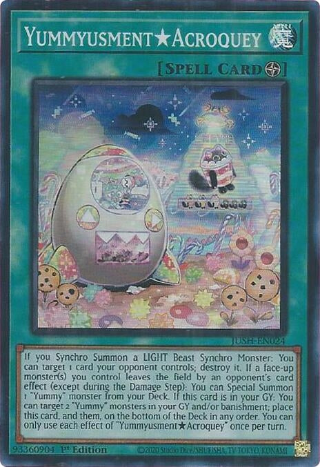 Image for YummyusmentAcroquey (Super Rare) (JUSH-EN024) (JUSH) - YuGiOh