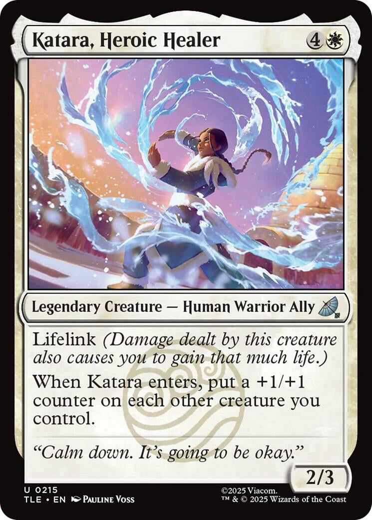 Image for Katara, Heroic Healer (0215) (215) (Avatar: The Last Airbender: Eternal-Legal) - Magic: The Gathering