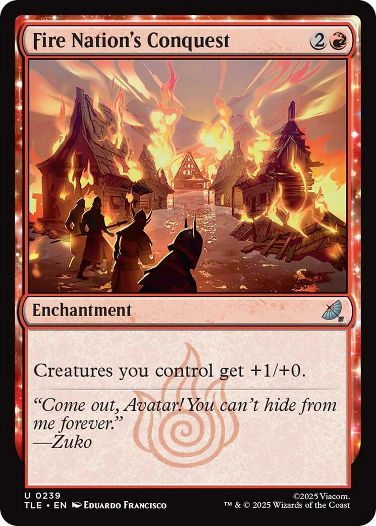 Image for Fire Nation's Conquest (0239) (239) (Avatar: The Last Airbender: Eternal-Legal) - Magic: The Gathering