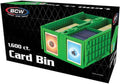 Image for 1600 Collectible Card Bin - Green - Deck Boxes