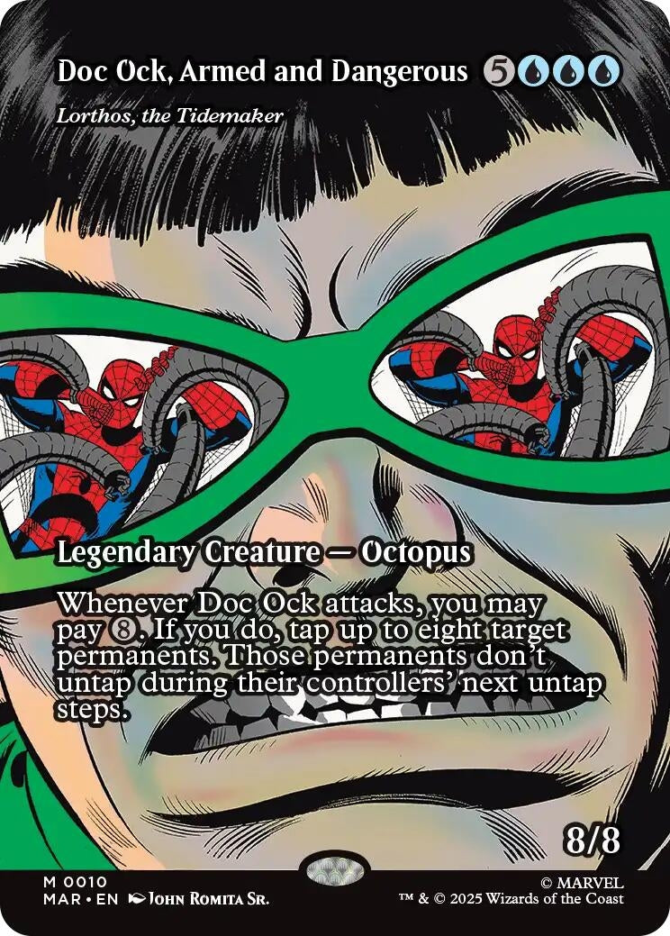 Image for Doc Ock, Armed and Dangerous - Lorthos, the Tidemaker (Borderless) (10) (Marvel Universe Eternal-Legal) - Magic: The Gathering