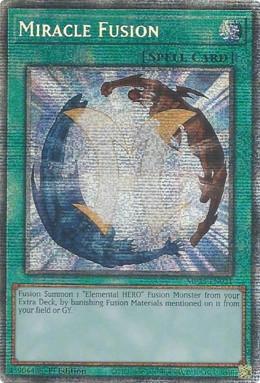 Image for Miracle Fusion (MP25-EN021) (MP25) - YuGiOh