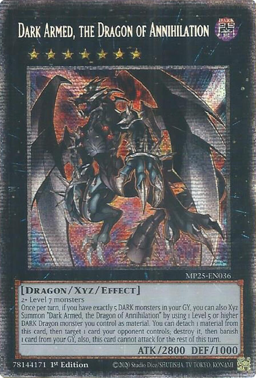 Image for Dark Armed, the Dragon of Annihilation (MP25-EN036) (MP25) - YuGiOh