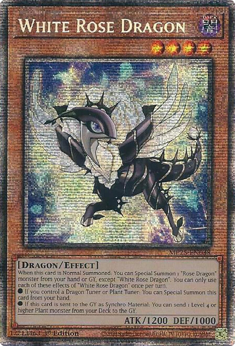 Image for White Rose Dragon (MP25-EN038) (MP25) - YuGiOh