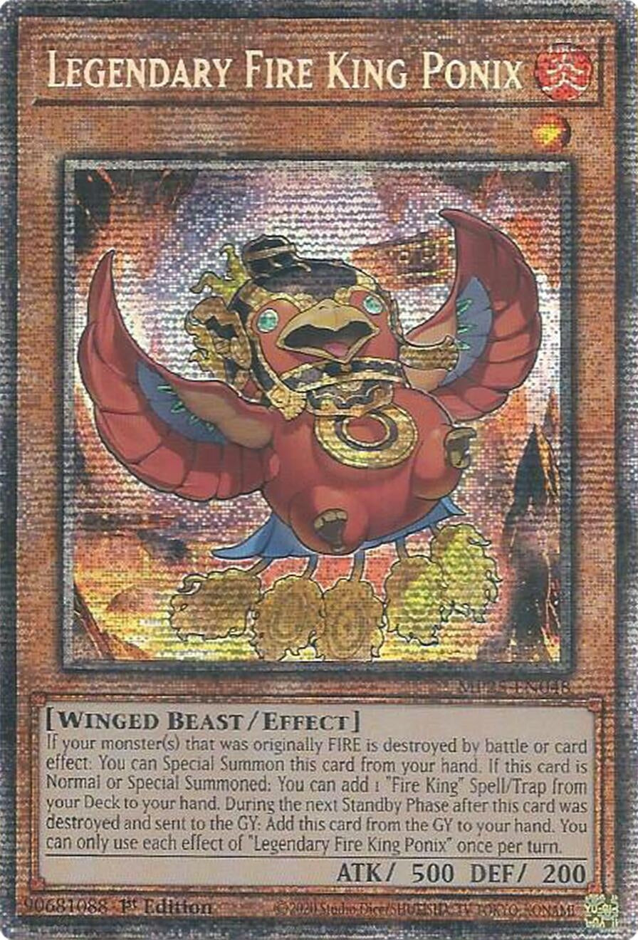 Image for Legendary Fire King Ponix (MP25-EN048) (MP25) - YuGiOh