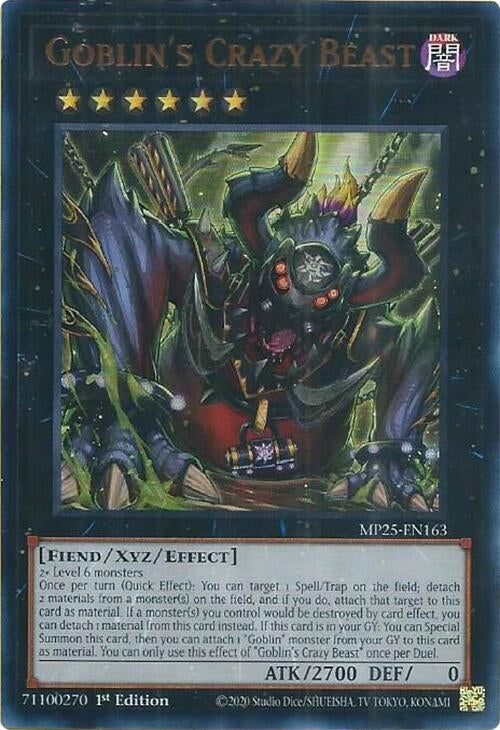 Image for Goblin's Crazy Beast (MP25-EN163) (MP25) - YuGiOh
