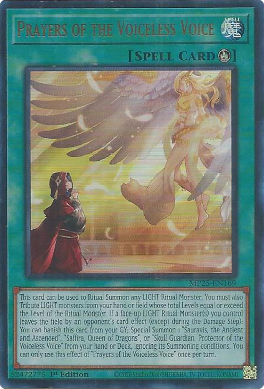 Image for Prayers of the Voiceless Voice (MP25-EN169) (MP25) - YuGiOh