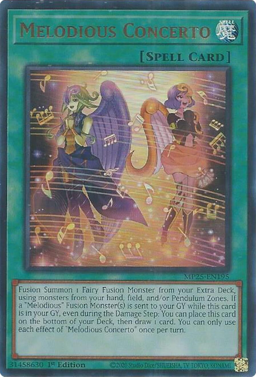 Image for Melodious Concerto (MP25-EN195) (MP25) - YuGiOh