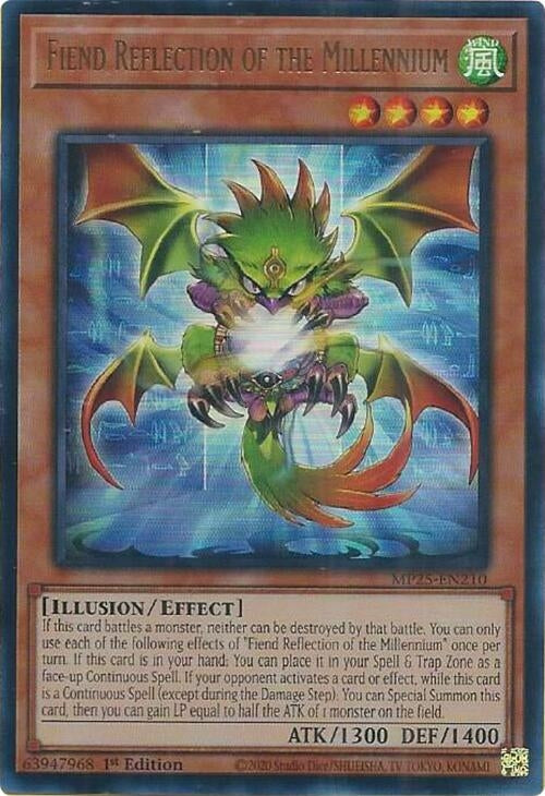 Image for Fiend Reflection of the Millennium (MP25-EN210) (MP25) - YuGiOh