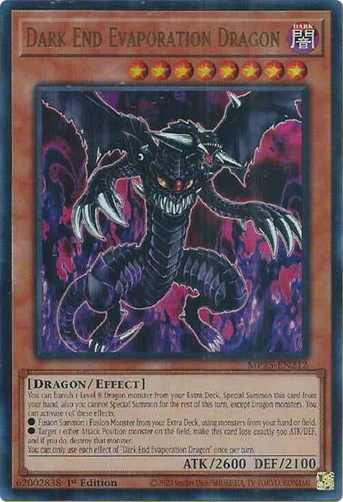 Image for Dark End Evaporation Dragon (MP25-EN212) (MP25) - YuGiOh