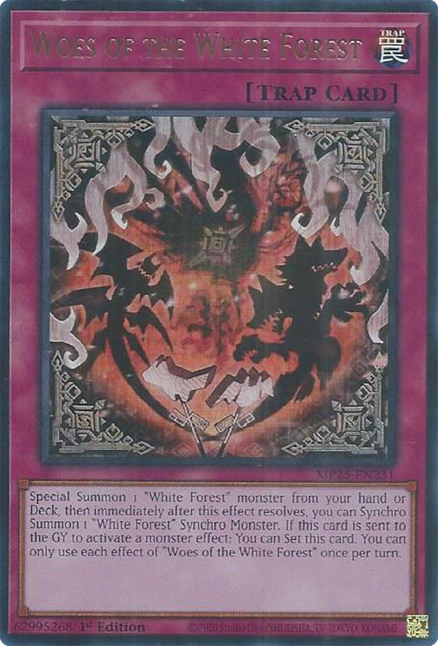 Image for Woes of the White Forest (MP25-EN231) (MP25) - YuGiOh