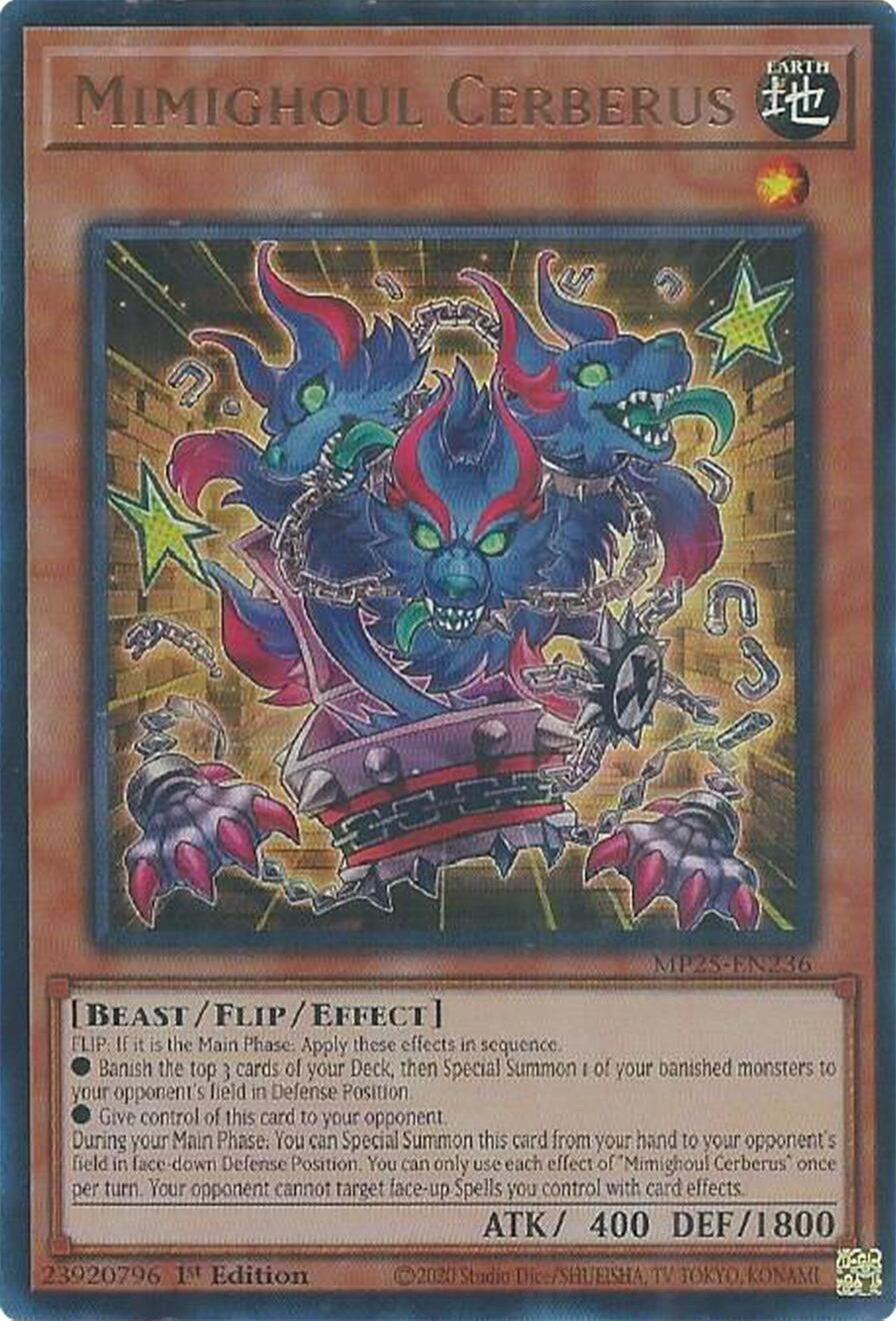 Image for Mimighoul Cerberus (MP25-EN236) (MP25) - YuGiOh