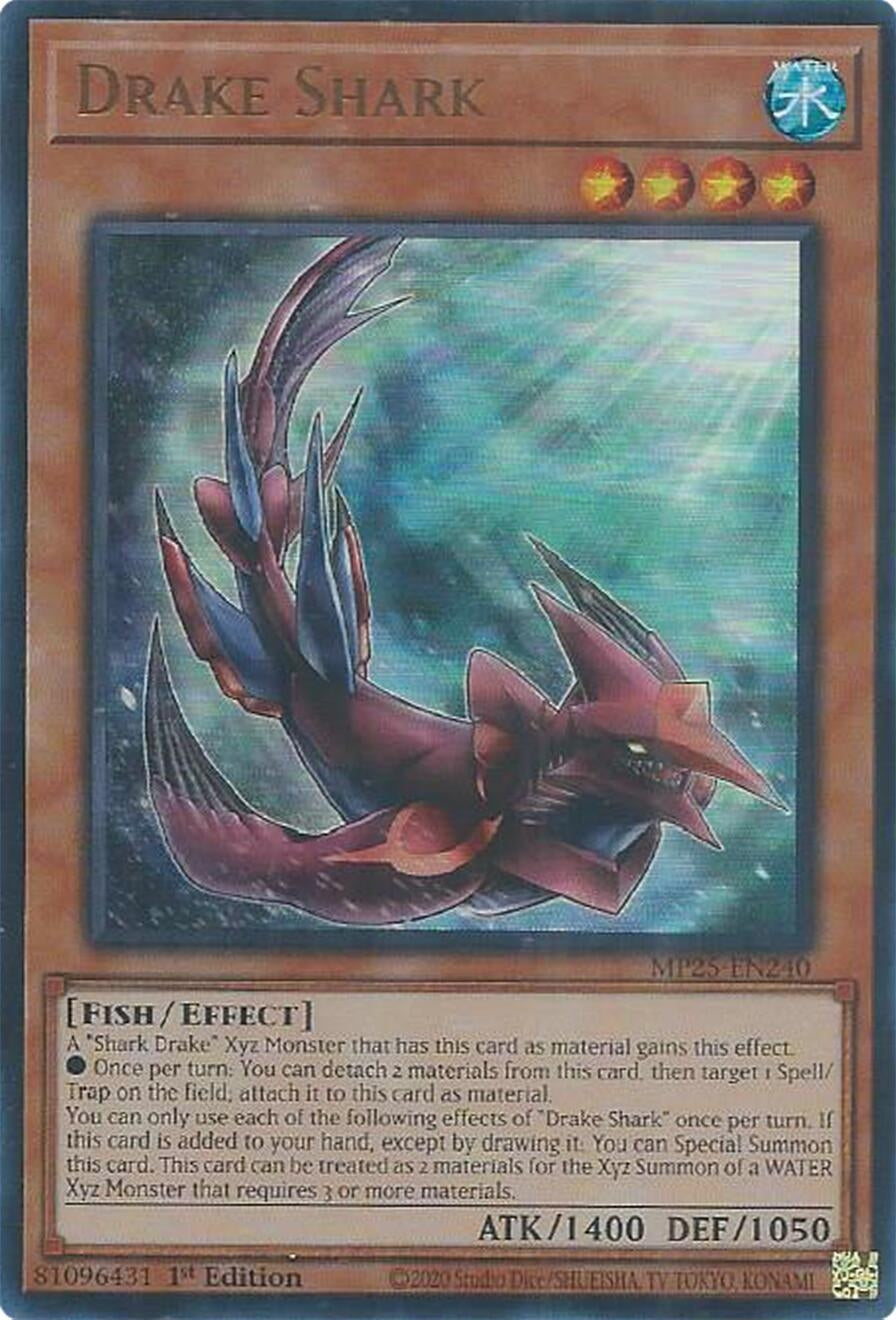 Image for Drake Shark (MP25-EN240) (MP25) - YuGiOh