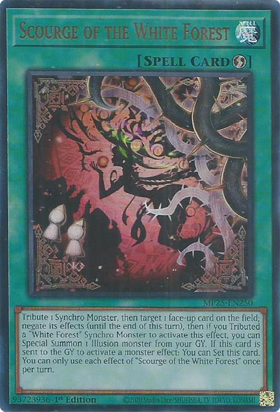 Image for Scourge of the White Forest (MP25-EN250) (MP25) - YuGiOh