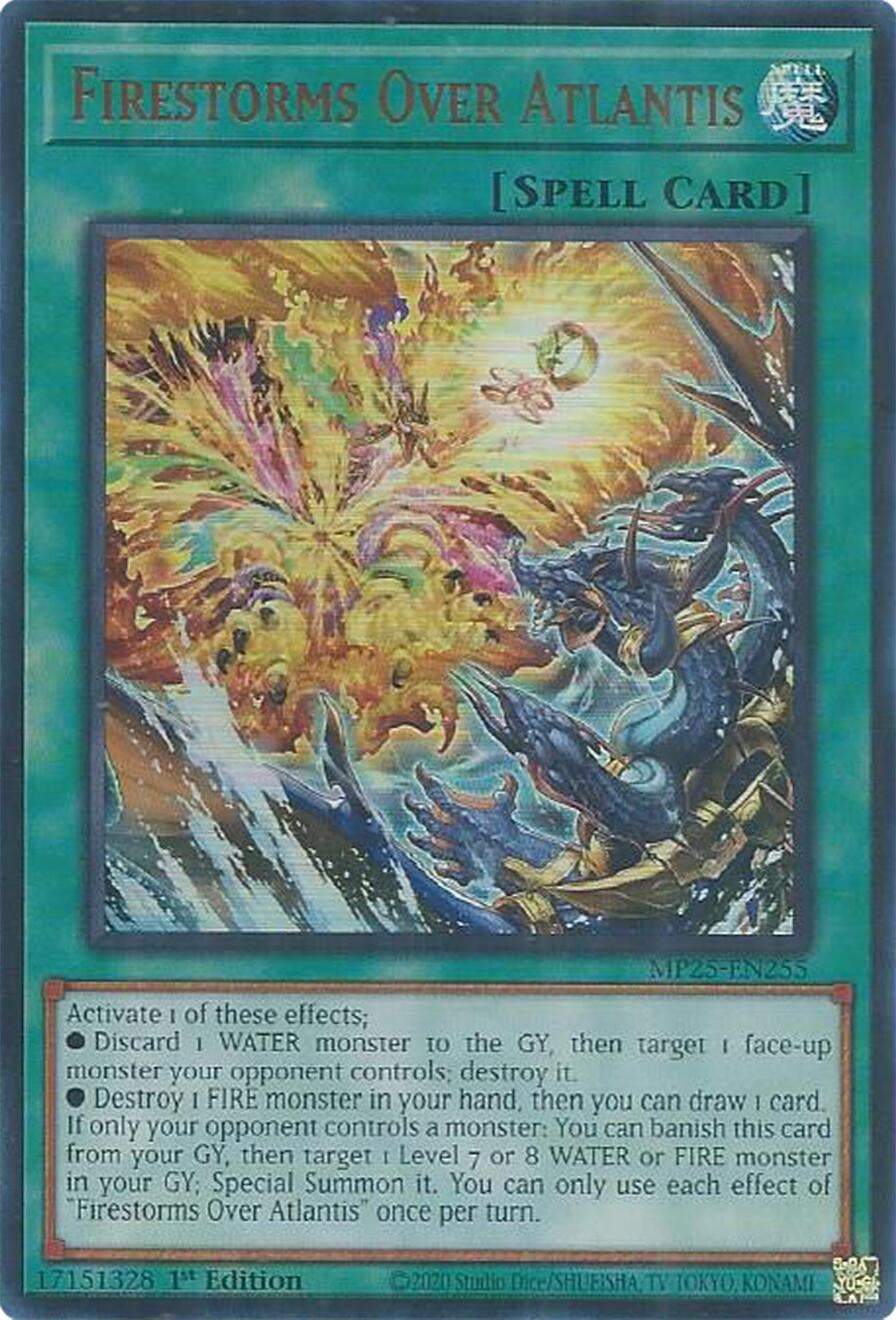 Image for Firestorms Over Atlantis (MP25-EN255) (MP25) - YuGiOh