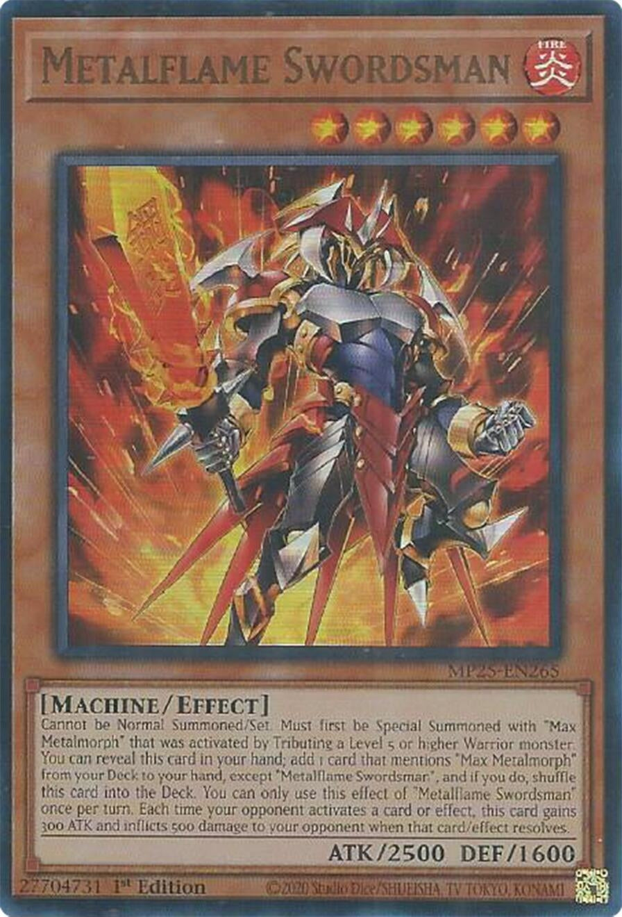 Image for Metalflame Swordsman (MP25-EN265) (MP25) - YuGiOh
