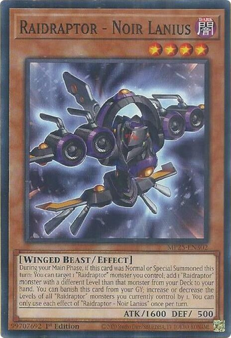 Image for Raidraptor - Noir Lanius (MP25-EN302) (MP25) - YuGiOh