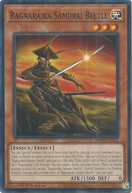 Image for Ragnaraika Samurai Beetle (MP25-EN343) (MP25) - YuGiOh