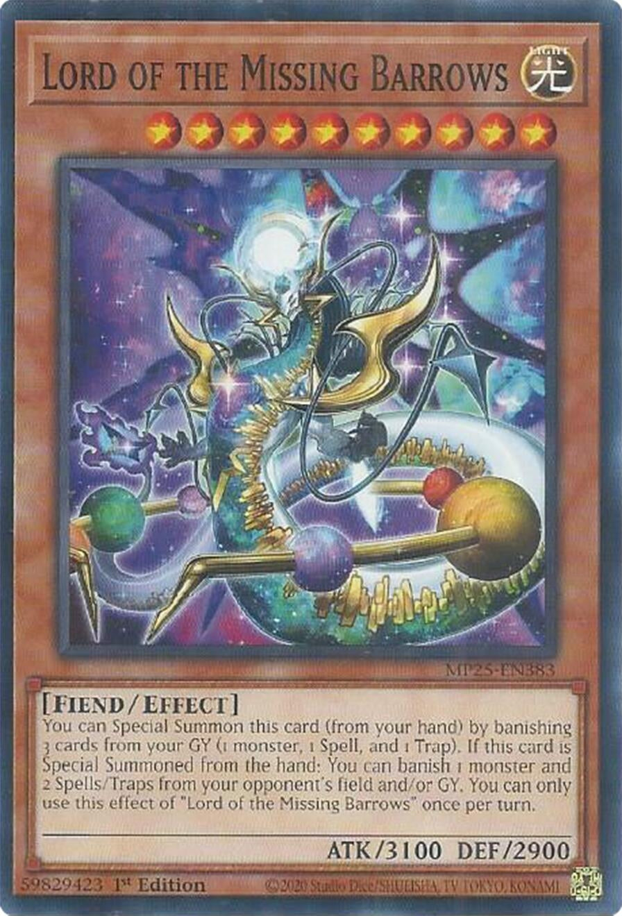 Image for Lord of the Missing Barrows (MP25-EN383) (MP25) - YuGiOh