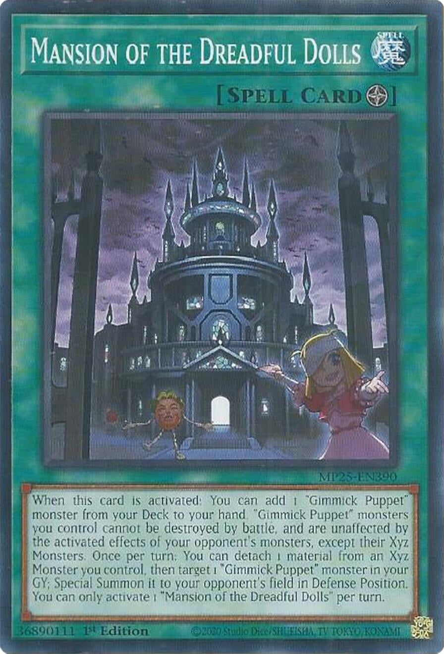 Image for Mansion of the Dreadful Dolls (MP25-EN390) (MP25) - YuGiOh