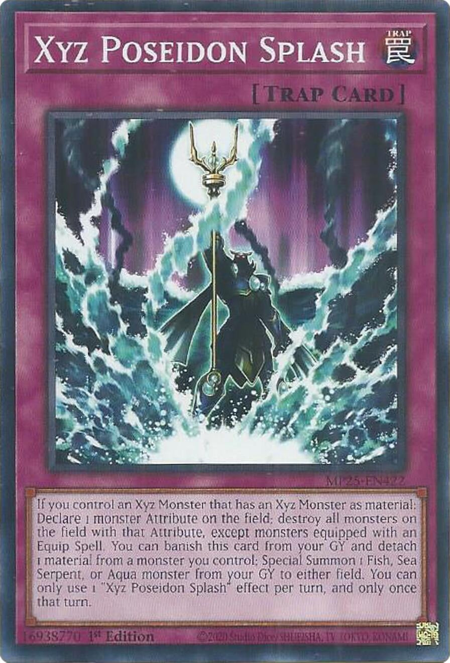 Image for Xyz Poseidon Splash (MP25-EN422) (MP25) - YuGiOh