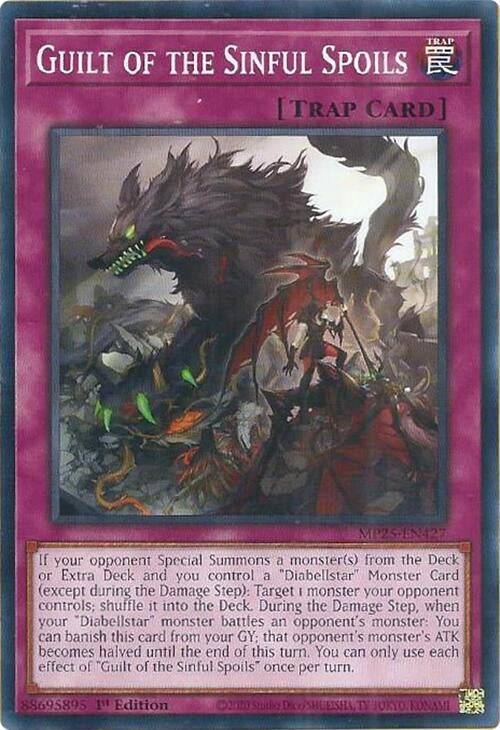 Image for Guilt of the Sinful Spoils (MP25-EN427) (MP25) - YuGiOh