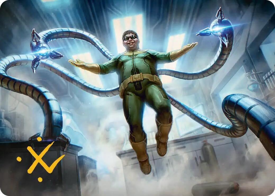 Image for Doctor Octopus, Master Planner Art Card (25/54) (Gold-Stamped Signature) (25) (Marvel's Spider-Man) - Magic: The Gathering