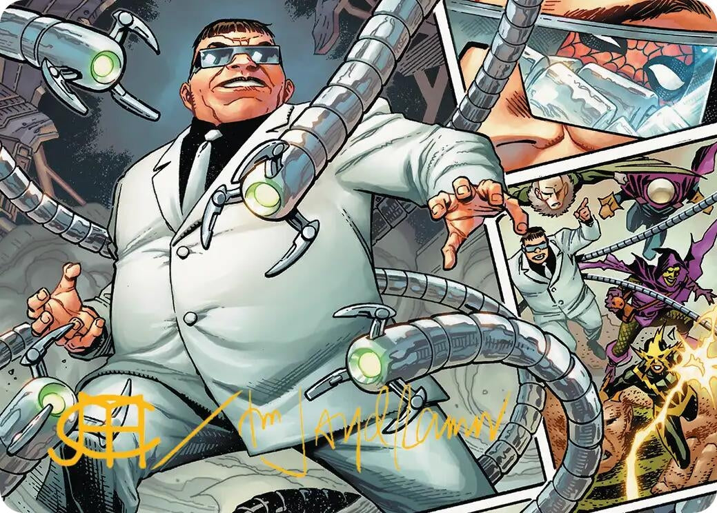Image for Doctor Octopus, Master Planner Art Card (48/54) (Gold-Stamped Signature) (48) (Marvel's Spider-Man) - Magic: The Gathering
