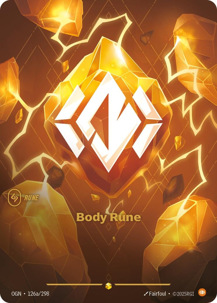 Body Rune (Alternate Art) (126a/298) (Origins)