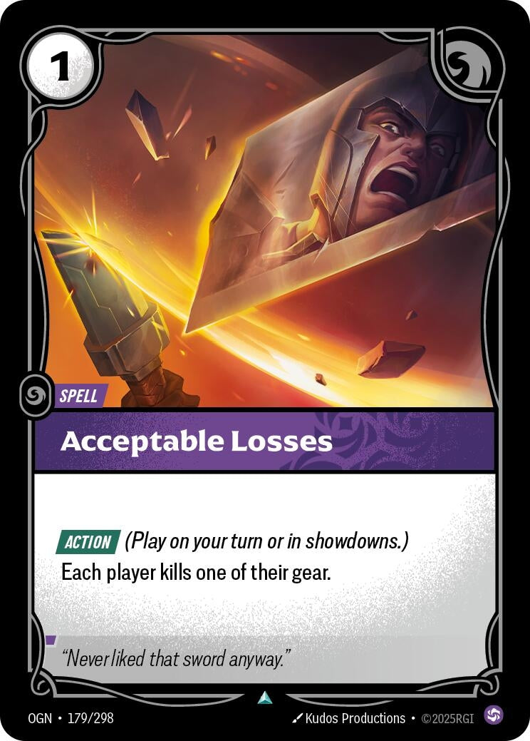 Acceptable Losses (179/298) (Origins)