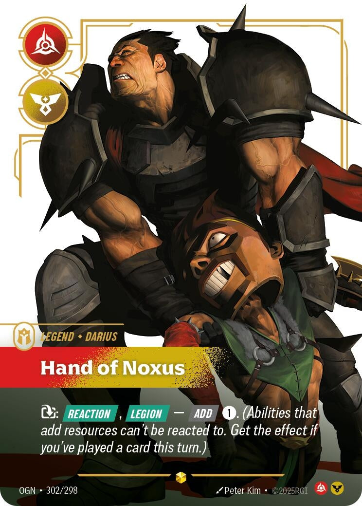 Darius - Hand of Noxus (Showcase) (302/298) (Origins)