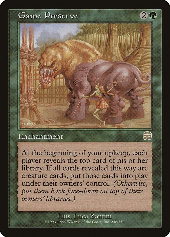 Image for Game Preserve (248) (Mercadian Masques) - Magic: The Gathering