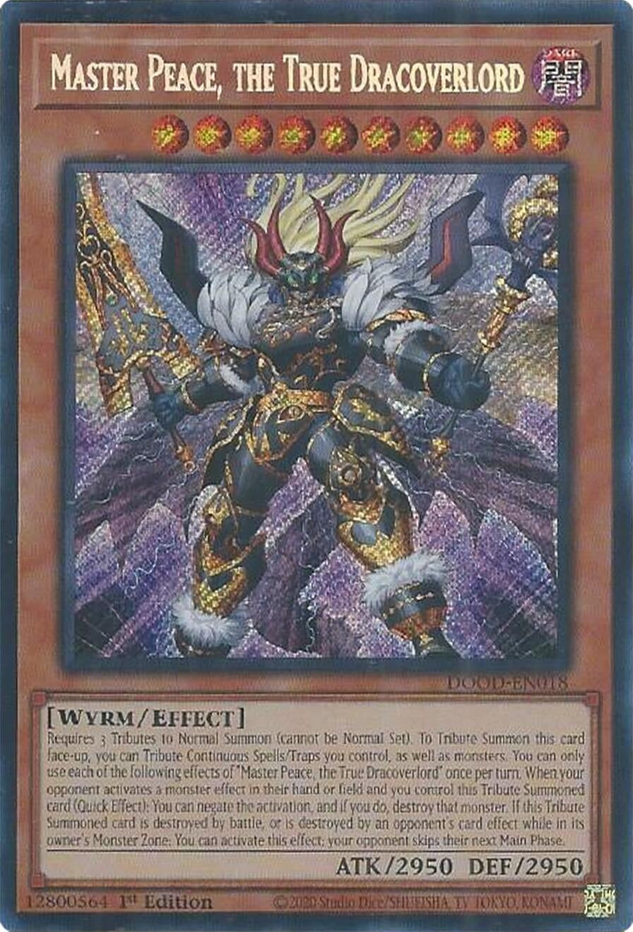 Image for Master Peace, the True Dracoverlord (DOOD-EN018) (DOOD) - YuGiOh