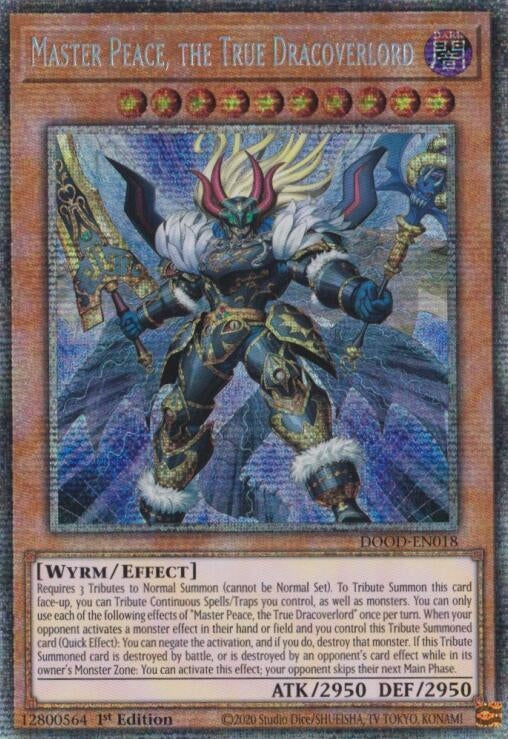 Image for Master Peace, the True Dracoverlord (Starlight Rare) (DOOD-EN018) (DOOD) - YuGiOh